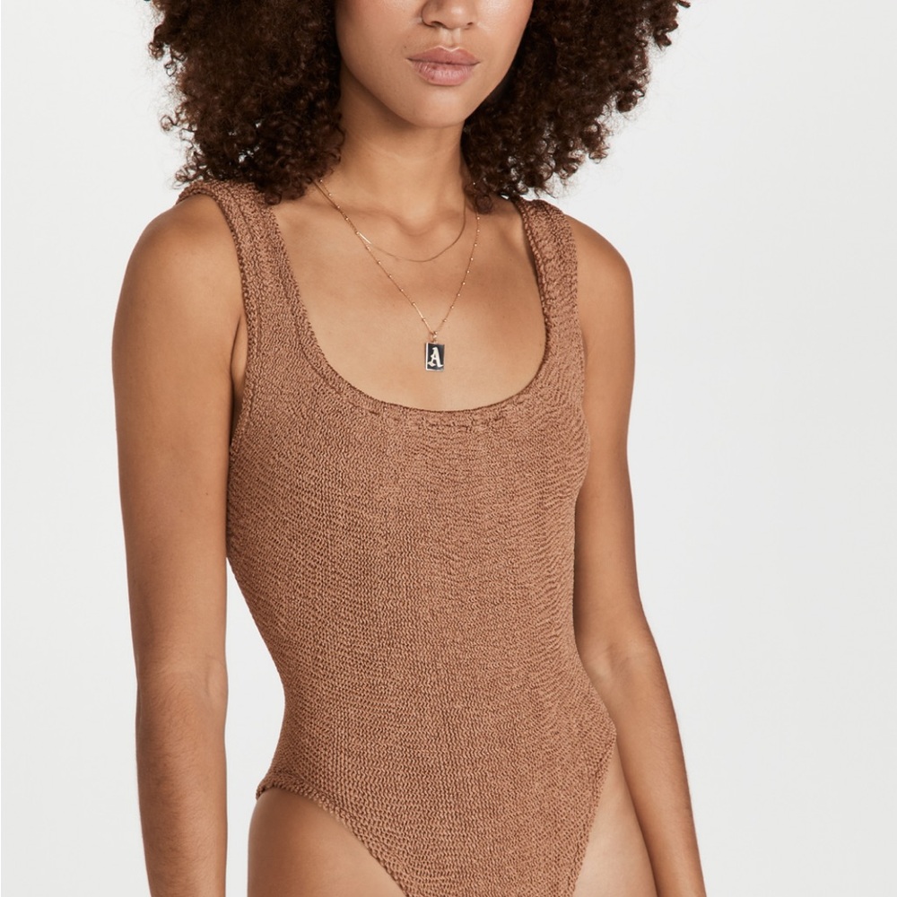 Hunza G square neck one piece
